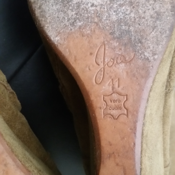 JOIE Oakley Suede Wedge Bootie in Olive, Size 41 - Picture 14 of 15